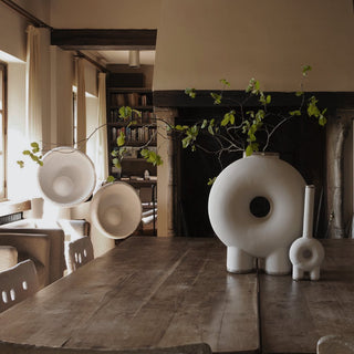 Ernionis Lampadaire en Céramique Texturée