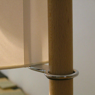Jex Lampadaire en Bois Et Tissu