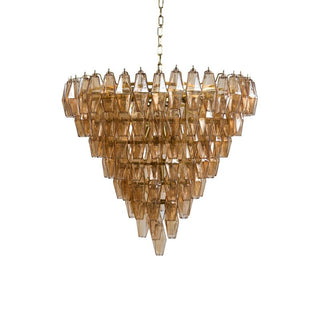 Aurora Lustre Rose Facetté Verre Superposé Vintage