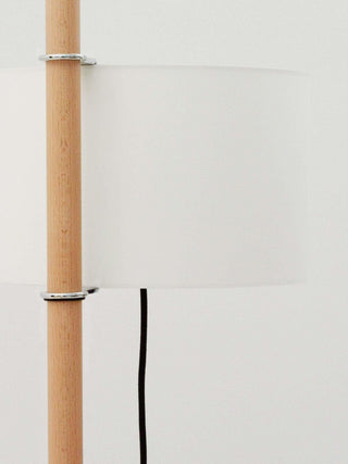 Jex Lampadaire en Bois Et Tissu