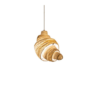 Croissant Fabric Pendant Light-Neutral Decor