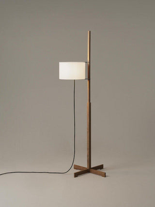 Jex Lampadaire en Bois Et Tissu