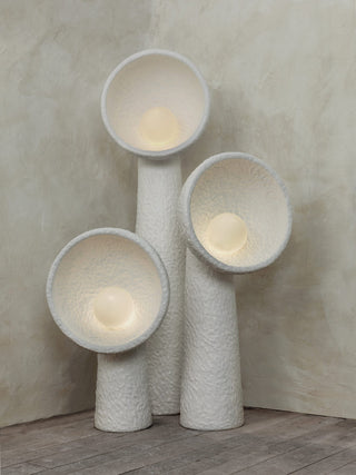Ernionis Lampadaire en Céramique Texturée
