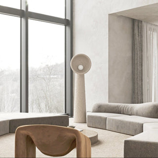 Ernionis Lampadaire en Céramique Texturée