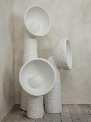 Ernionis Lampadaire en Céramique Texturée