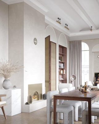 Ernionis Lampadaire en Céramique Texturée