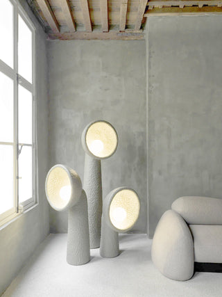 Ernionis Lampadaire en Céramique Texturée