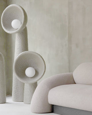 Ernionis Lampadaire en Céramique Texturée