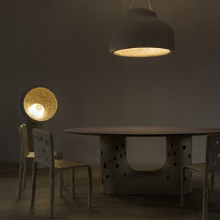Ernionis Lampadaire en Céramique Texturée