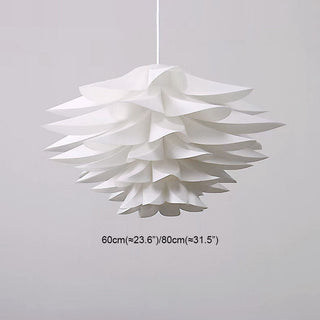 Arisha Suspension Fleur Moderne, Metal/PVC, Blanc, Chambre