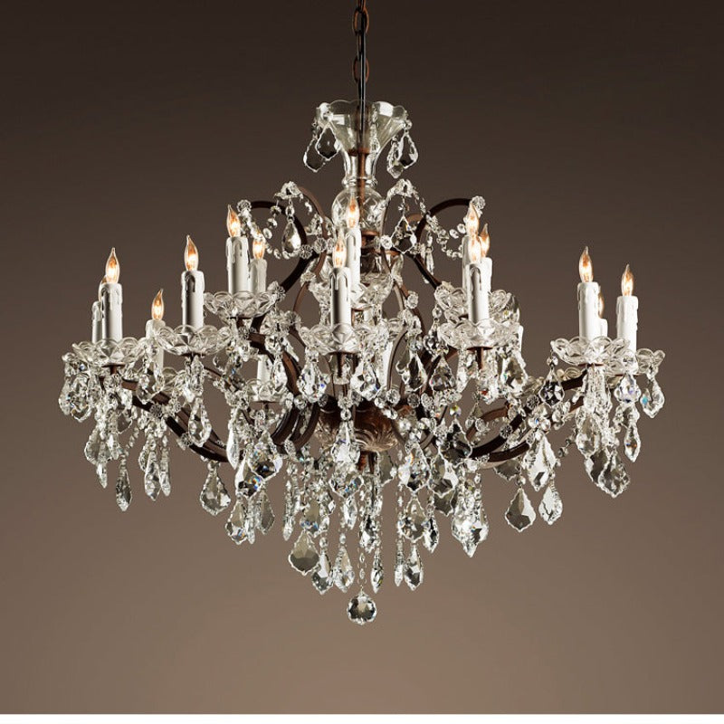 Silva Lustre décoratif Moderne, Métal/Cristal,  Rouille, Salon