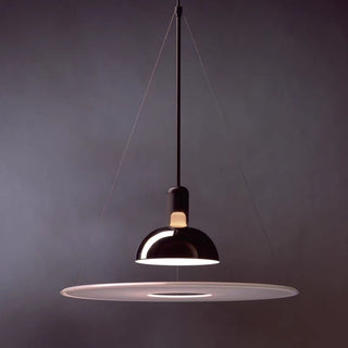 Arisha Suspension LED Moderne Métal/Acrylique Chromé/Noir