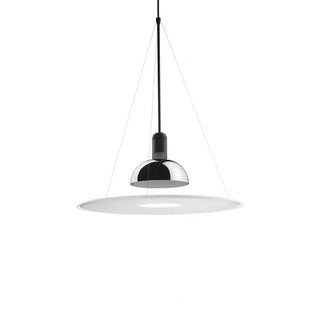 Arisha Suspension LED Moderne Métal/Acrylique Chromé/Noir