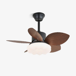 Liora Plafonnier Ventilateur en Bois Tropical