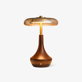 Orlan Lampe de Table en Bois Vintage