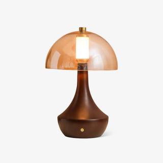 Aurae Bois & Verre Lampe de Table Moderne