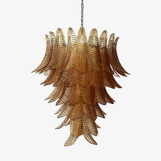 Aurora Lustre en Verre de Murano Ambre