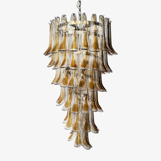 Aurora Lustre Pétales en Verre de Murano Doré
