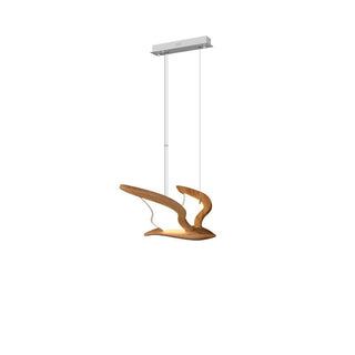 Lyvynia Lampe Suspendue en Bois Organique