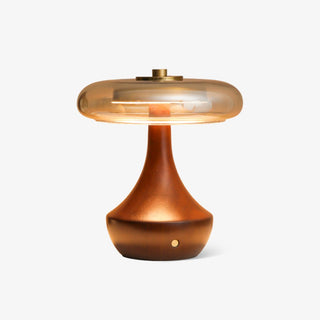 Orlan Lampe de Table en Bois Vintage