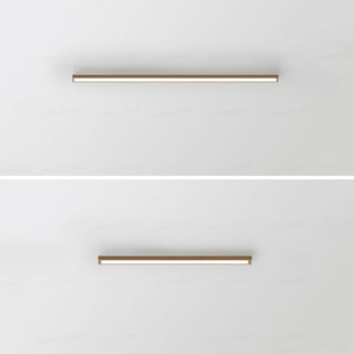 Ririxen Plafonnier Longue Linéaire Simple. Bois. Couloir/Chambre-Luire