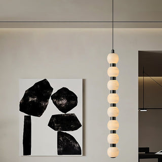 Lyra Suspension Moderne en Albâtre