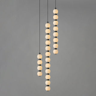 Lyra Suspension Moderne en Albâtre