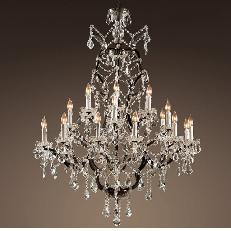 Silva Lustre décoratif Moderne, Métal/Cristal,  Rouille, Salon