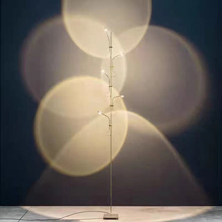Mira Lampadaire Linéaire Minimaliste, Blanc Chaud/Naturel, Salon