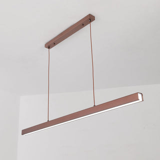 Xorin Suspension Linéaire Moderne Noir/Marron Salon-Luire