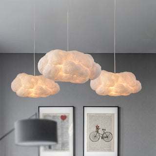 Sorexor Suspension Nuage Art Deco Blanc Salon/Chambre à Coucher-Luire