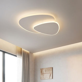 Seronix Plafonnier Triangle Moderne Blanc Salon-Luire