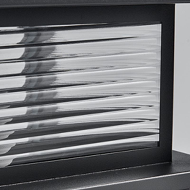 Ray Lampe Solaire de Poteau, Noire, L 25/30/38CM