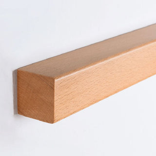 Vominex Applique Murale Miroir Linéaire Minimaliste Bois Salon-Luire