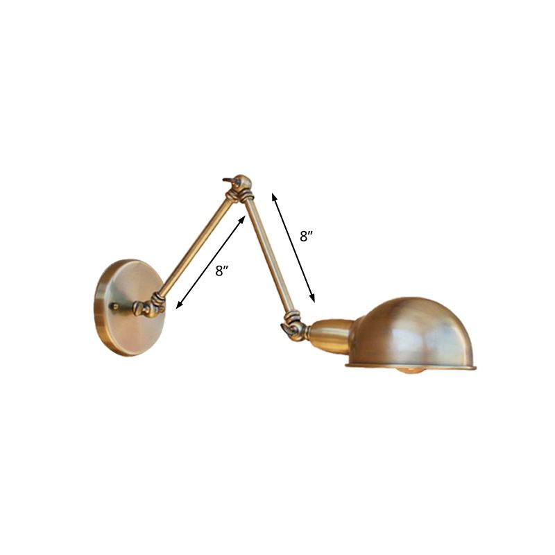 Epoch Applique Murale Vintage, Laiton/Chrome/Brass, Couloir