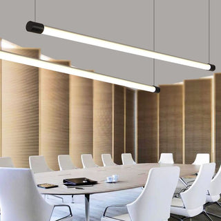 Ray Linéaire LED Suspension Noire Argent Métal Chambre à coucher