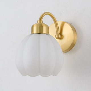 Arisha Applique Murale Fleur Rustique, Métal/Verre, Chambre