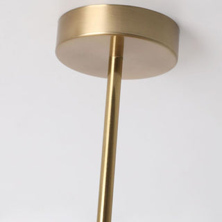 Valentina Plafonnier Rond Moderne, Métal/Verre, Orange/Blanc, Salon