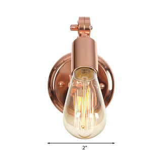 Silva Applique Murale Orientable Vintage, Or Rose, Salle de Bain