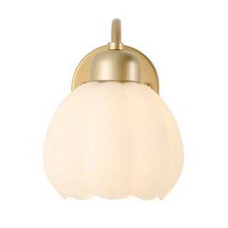 Arisha Applique Murale Fleur Rustique, Métal/Verre, Chambre