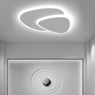 Seronix Plafonnier Triangle Moderne Blanc Salon-Luire