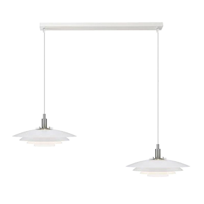 Crains Suspension Bol Moderne, Métal, Blanc, Chambre