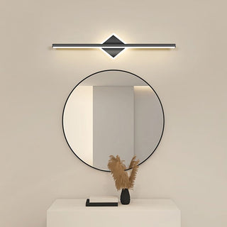Nexorix Applique Murale Ronde/Carrée Moderne Noir/Or. Salle de Bain-Luire