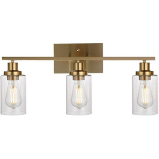 Silva Applique Murale Miroir Cylindrique Moderne, Verre/Métal, Noir/Or/Nickel, Chambre