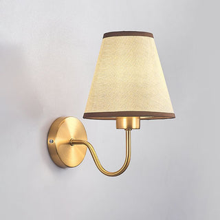 Tiffany Applique Murale Géométrique Nordique, Métal/Tissu, Noir/Blanc/Café/Lin, Chambre