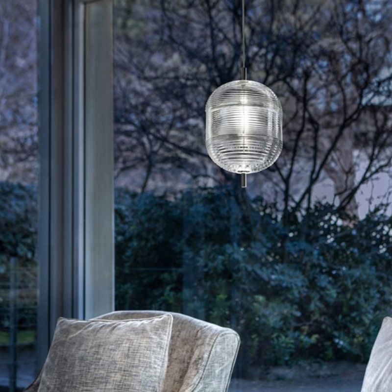 Valentina Suspension Globe Moderne, Verre/Métal, Noir/Or, Chambre