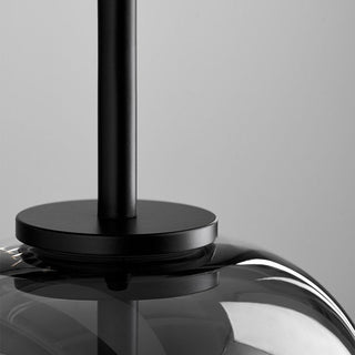 Valentina Suspension Dôme Moderne, Verre, Noir, Salon
