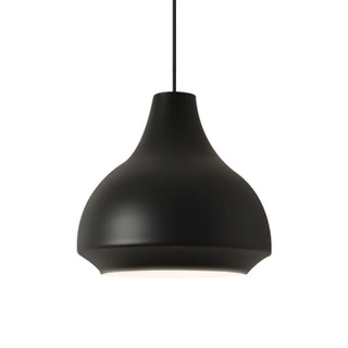 Valentina Moderne LED Suspension Noir Grey Métal Chambre à coucher