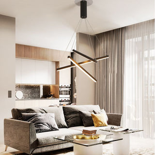 Solurex Luminaires Suspensions Linéaire Simple LED Moderne Métal Ferreux Salon-Luire