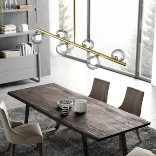 Valentina Suspension Linéaire, 2 Couleur, 5/6 Lumières